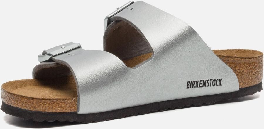Zilveren Birkenstock Slippers Arizona Kids