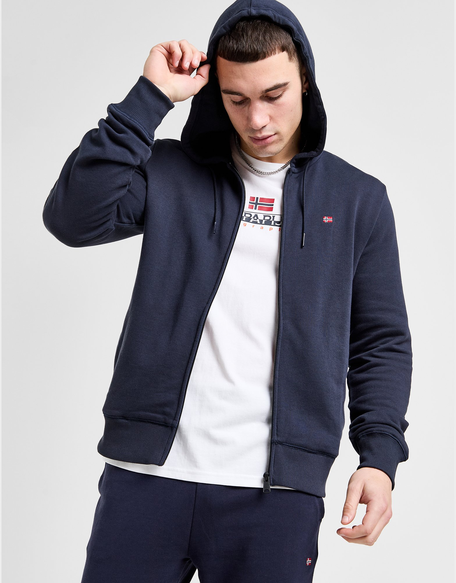 Napapijri Sweat à Capuche Zippé Balis Homme