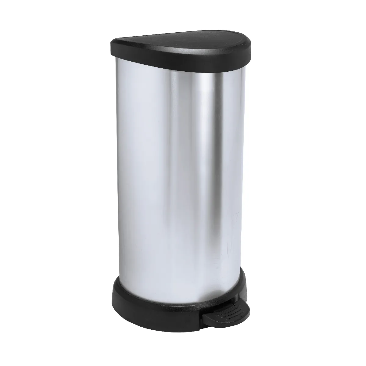 CURVER Poubelle à pédale 40L Métal