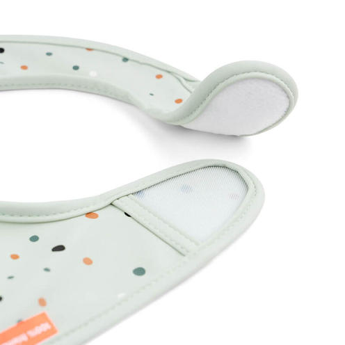 Lot de 2 Bavoirs Velcro CROCO Vert - DONE BY DEER