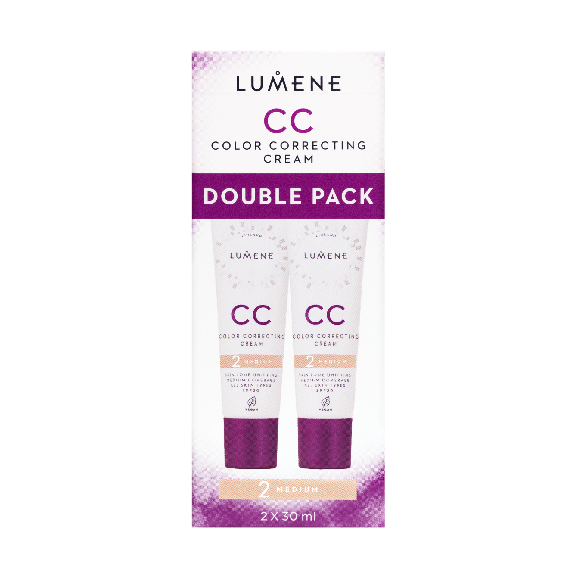 Lumene CC Color Correcting Cream Duo