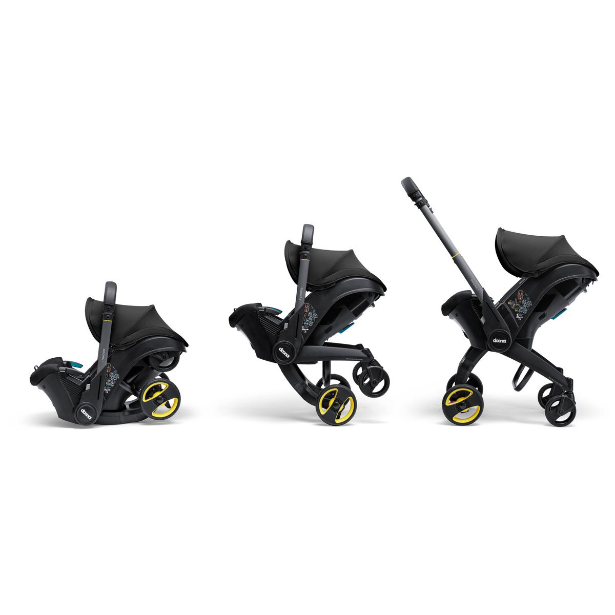 doonadoona   i mit Isofix Basis nitro black