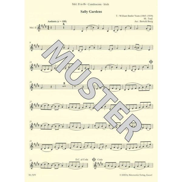 Bärenreiter combocom Irish