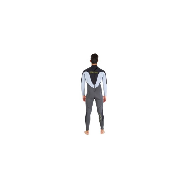 Dawn Patrol 3/2 Back Zip Grey - The Corner Shop