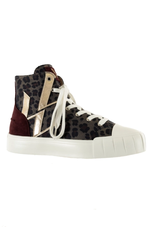 Baskets montantes vanessa wu valentina leopard