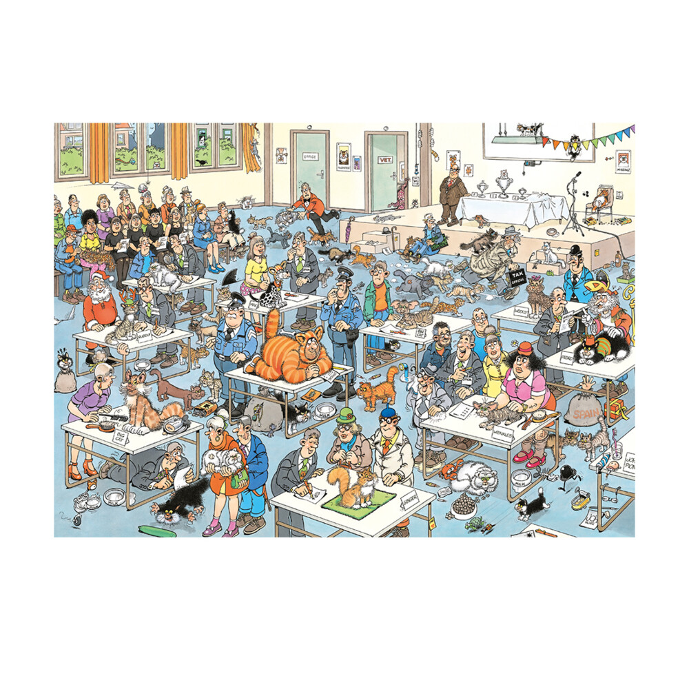 Jan Van Haasteren Puzzel De Kattenshow 2000 Stukjes