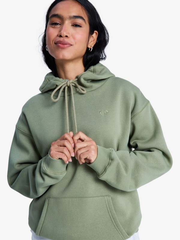 Surf Stoked Brushed Sweat à capuche Vert Femme
