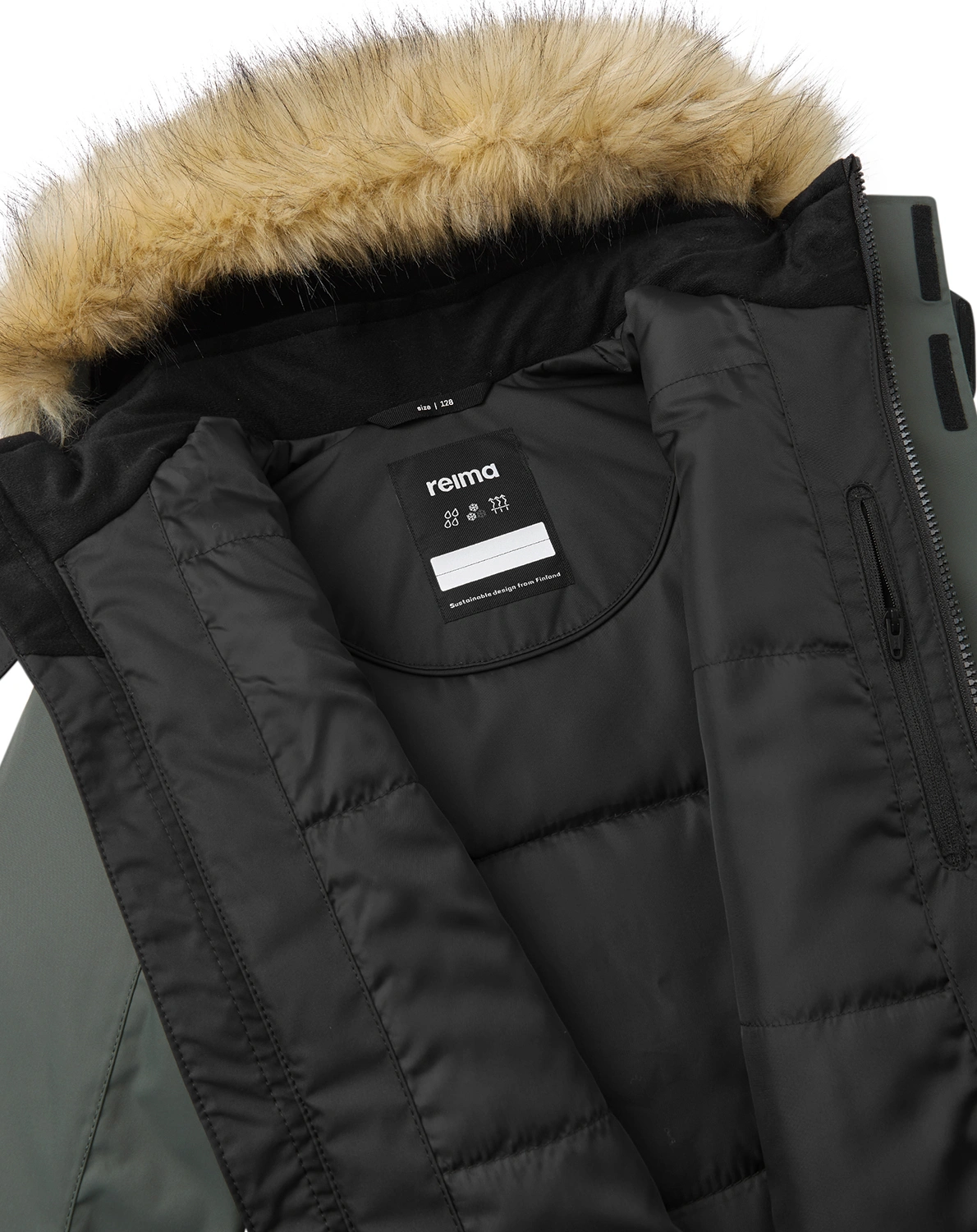 Winterjacke REIMATEC - NAAPURI in thyme green
