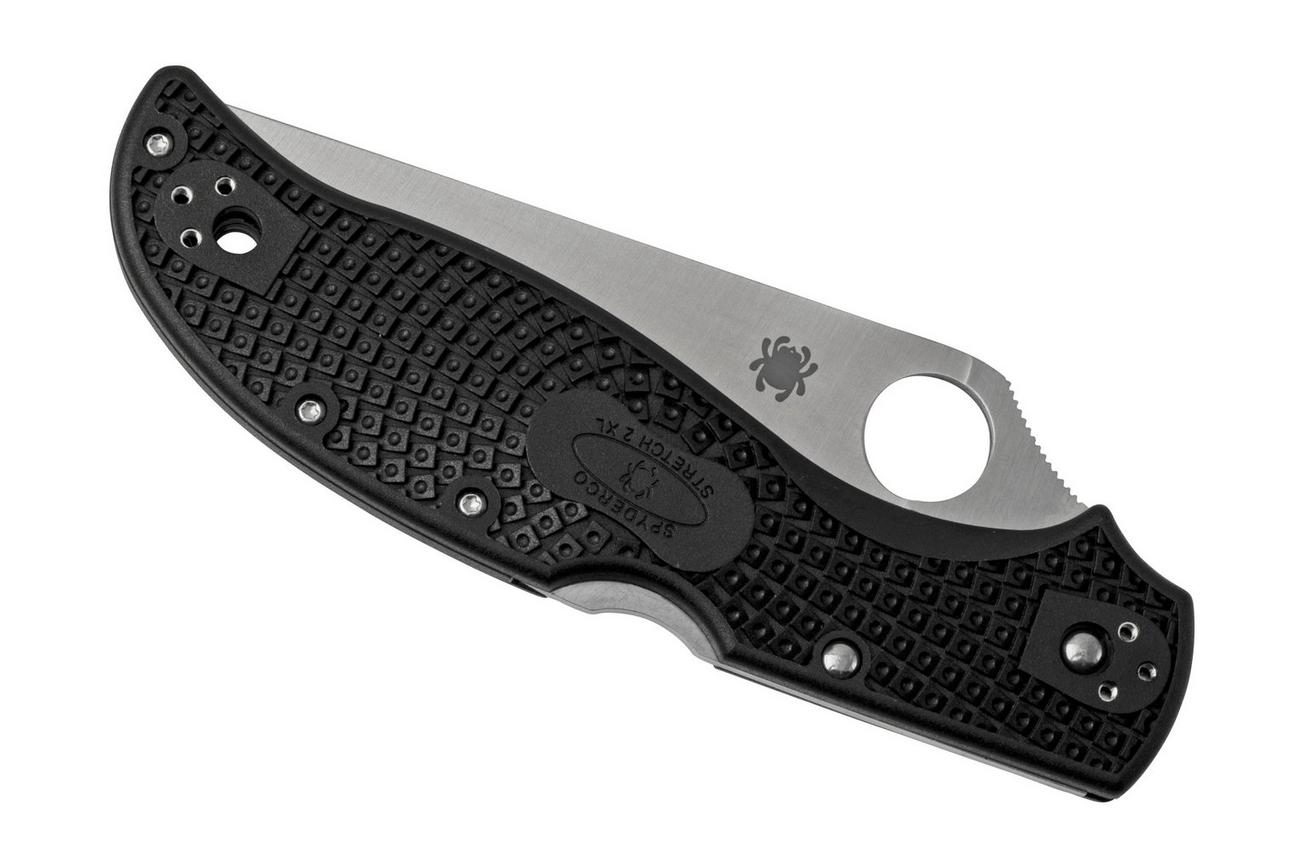 Spyderco Stretch 2 XL C258PSBK partly serrated zakmes