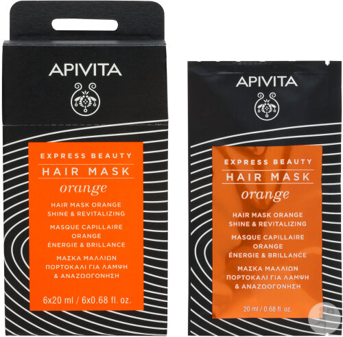 Apivita Masque Brillance Et Revitalisation Pour Cheveux 20ml