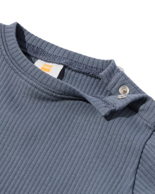 t-shirts côtelés pour bébé - 2 pièces écru