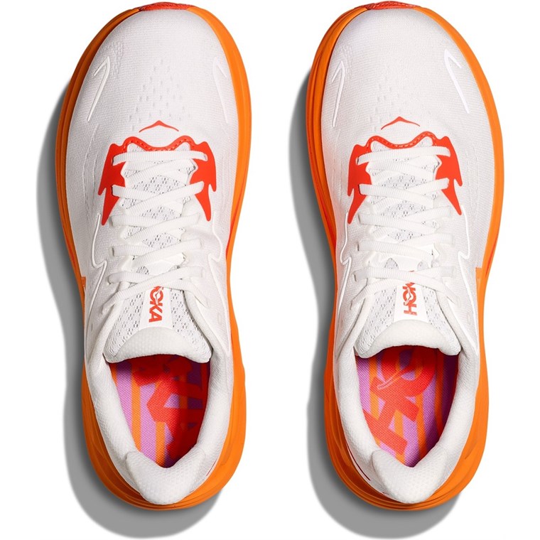 Hoka W Bondi 9 Wide Frost/Orange Zest