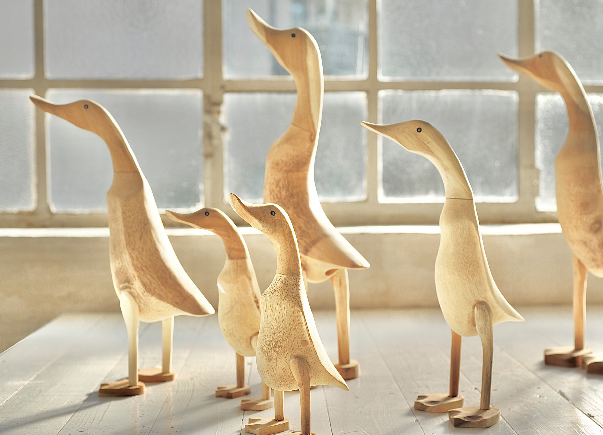 Ente 'Halus' aus Wurzelholz, groß, H ca. 55-60 cm von fischer's lagerhaus