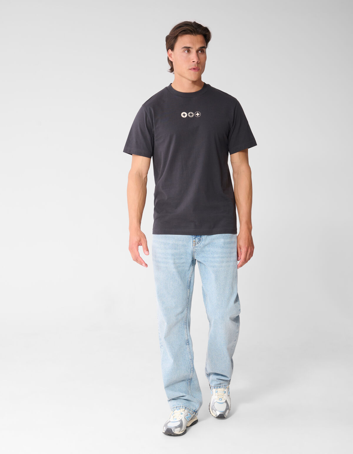 Relaxed Fit Jeans Bleached L32