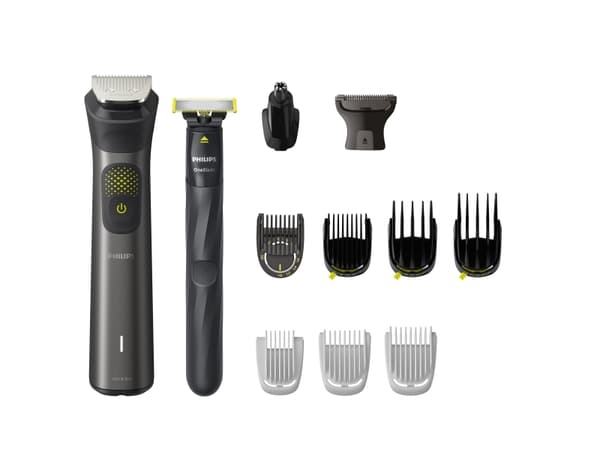 Philips Philips Multigroom Series 9000 13-i-1 Ansikt, hår og kropp MG9530/15 Selvslipende metallblad Kjøretid opptil 120 min.