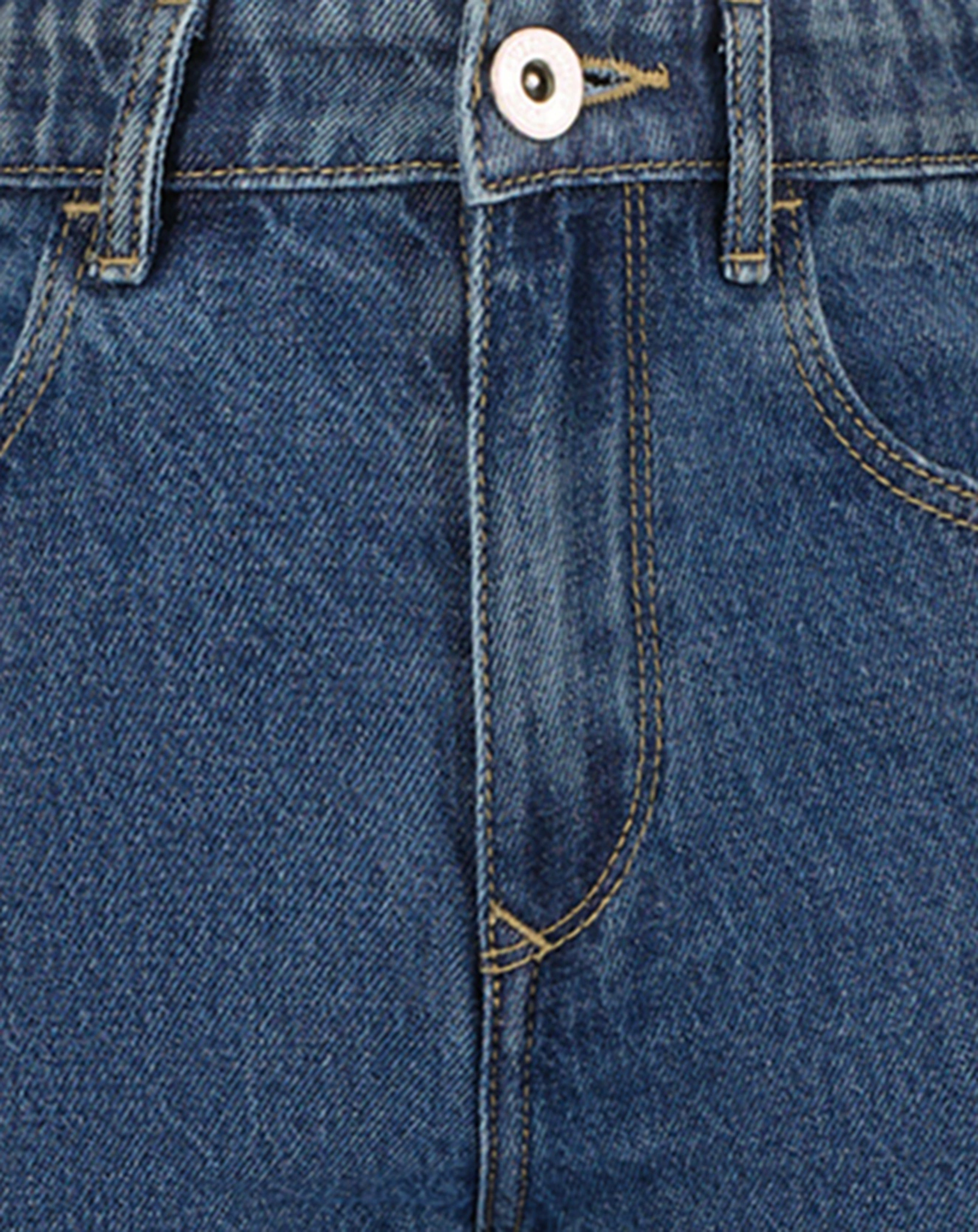 Jeans-Hose CLOE Wide Leg Cropped in mid blue wash