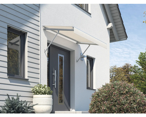 SCALA luifelframe RAL 7035 lichtgrijs 120x90 cm stof dessin 7133