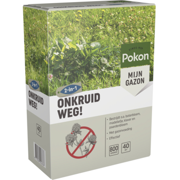 Pokon onkruid weg! 800 gr voor 40 m²