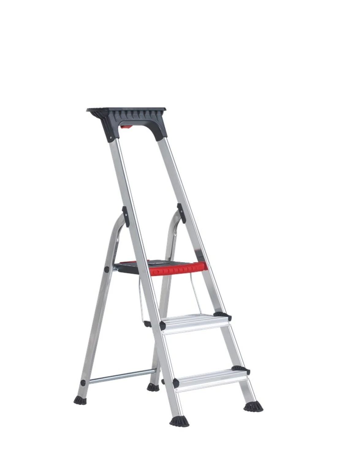 Altrex Double Decker Huishoudtrap - Aluminium - 3 treden - max. werkhoogte 2.60 m.