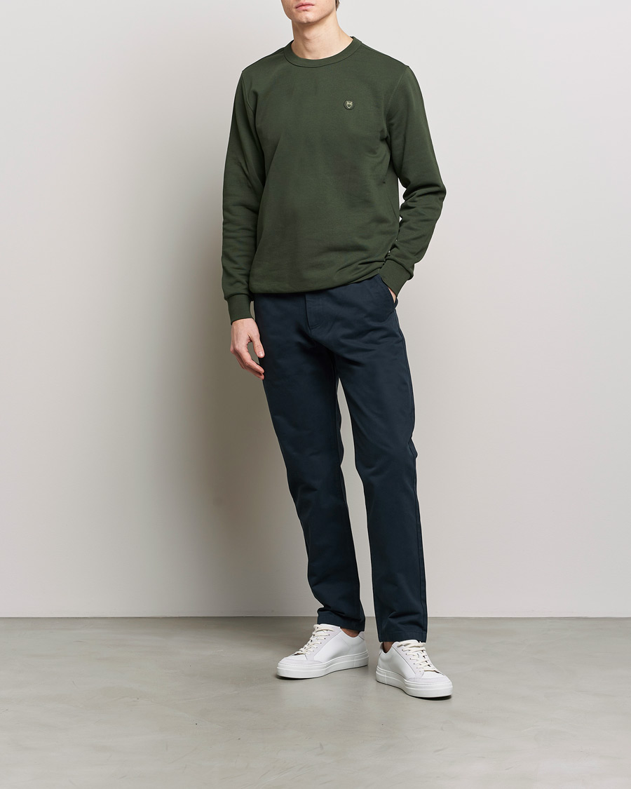 KnowledgeCotton Apparel Chuck Regular Cotton Twill Chino Total Eclipse