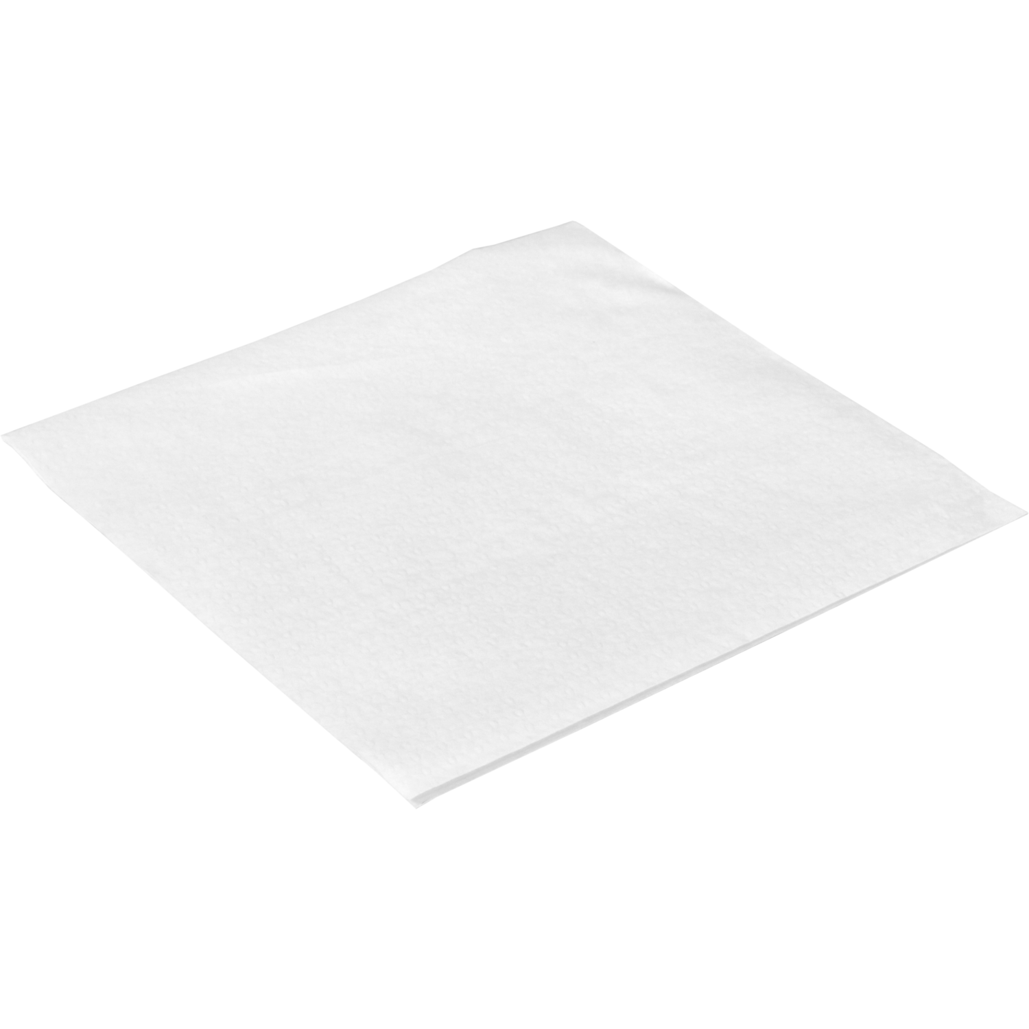 Servet, 1/4 vouw, 1-laags, 33x33cm, papier, wit