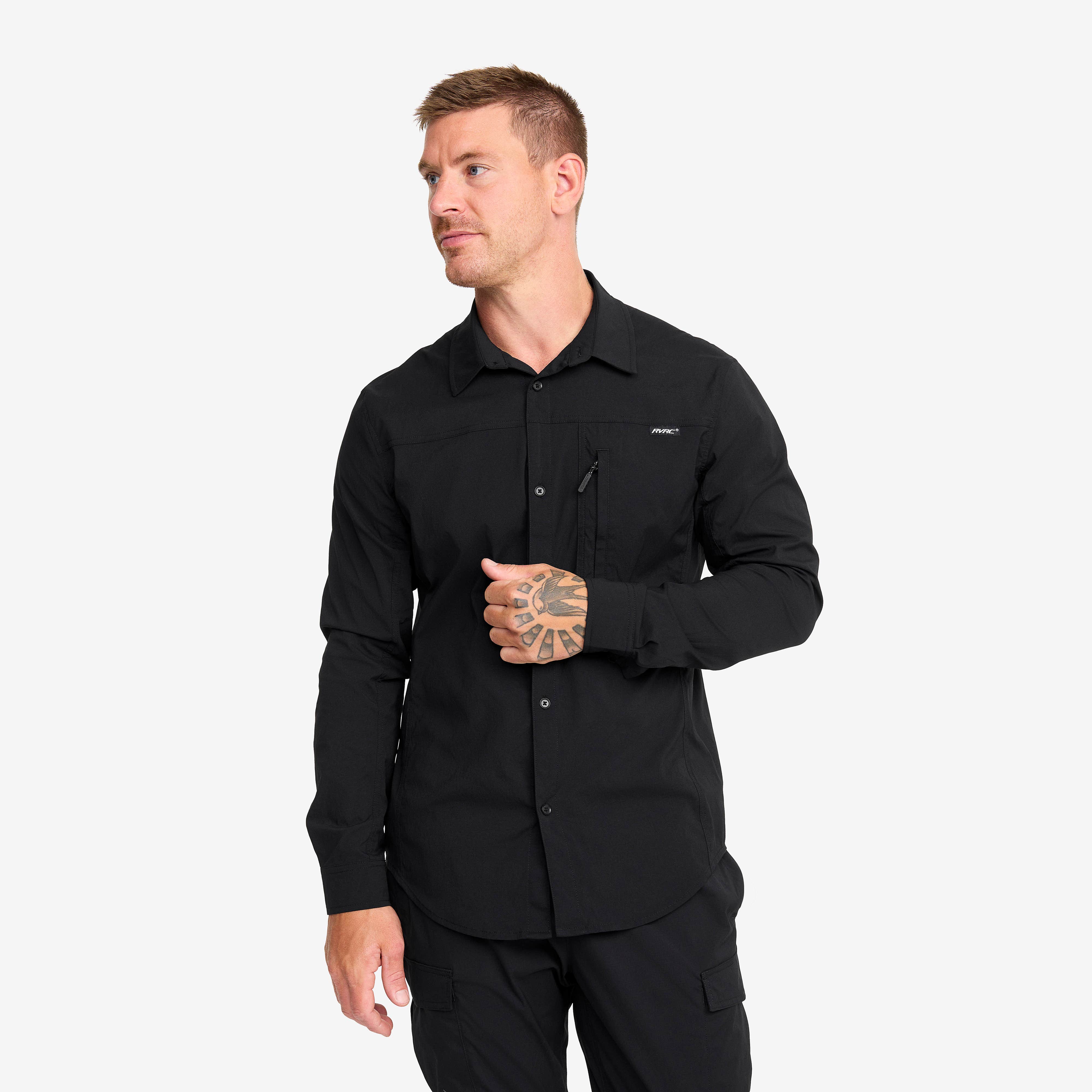 Preparation Stretch Shirt Herre Black