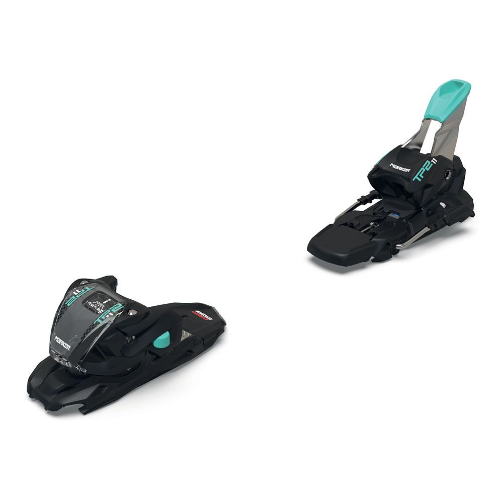 Nordica BELLE DC 72 - Skis all mountain + Fixatons TP2 LIGHT 11 FDT90 black/teal Femme black/teal/tbd