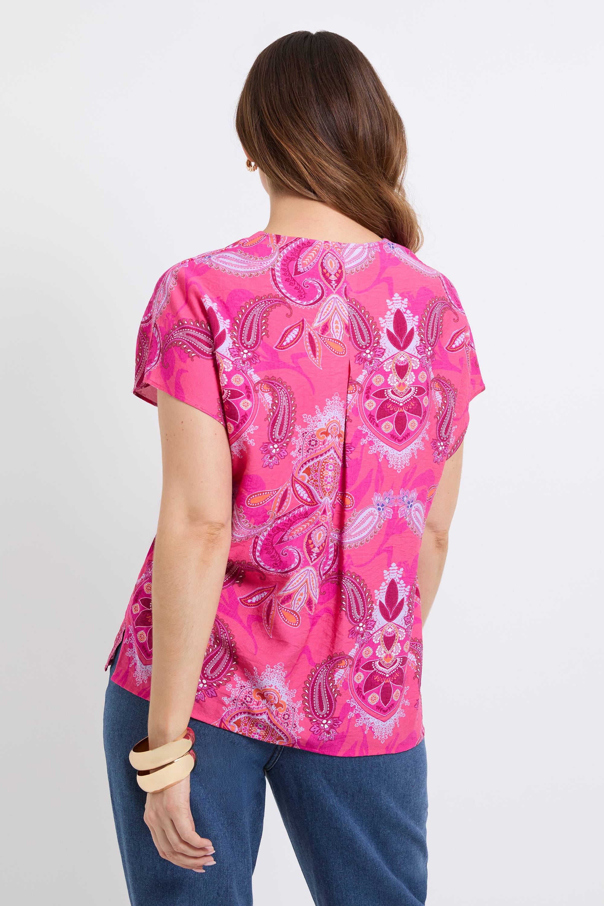 Wallis Chemise À Enfiler Motif Cachemire