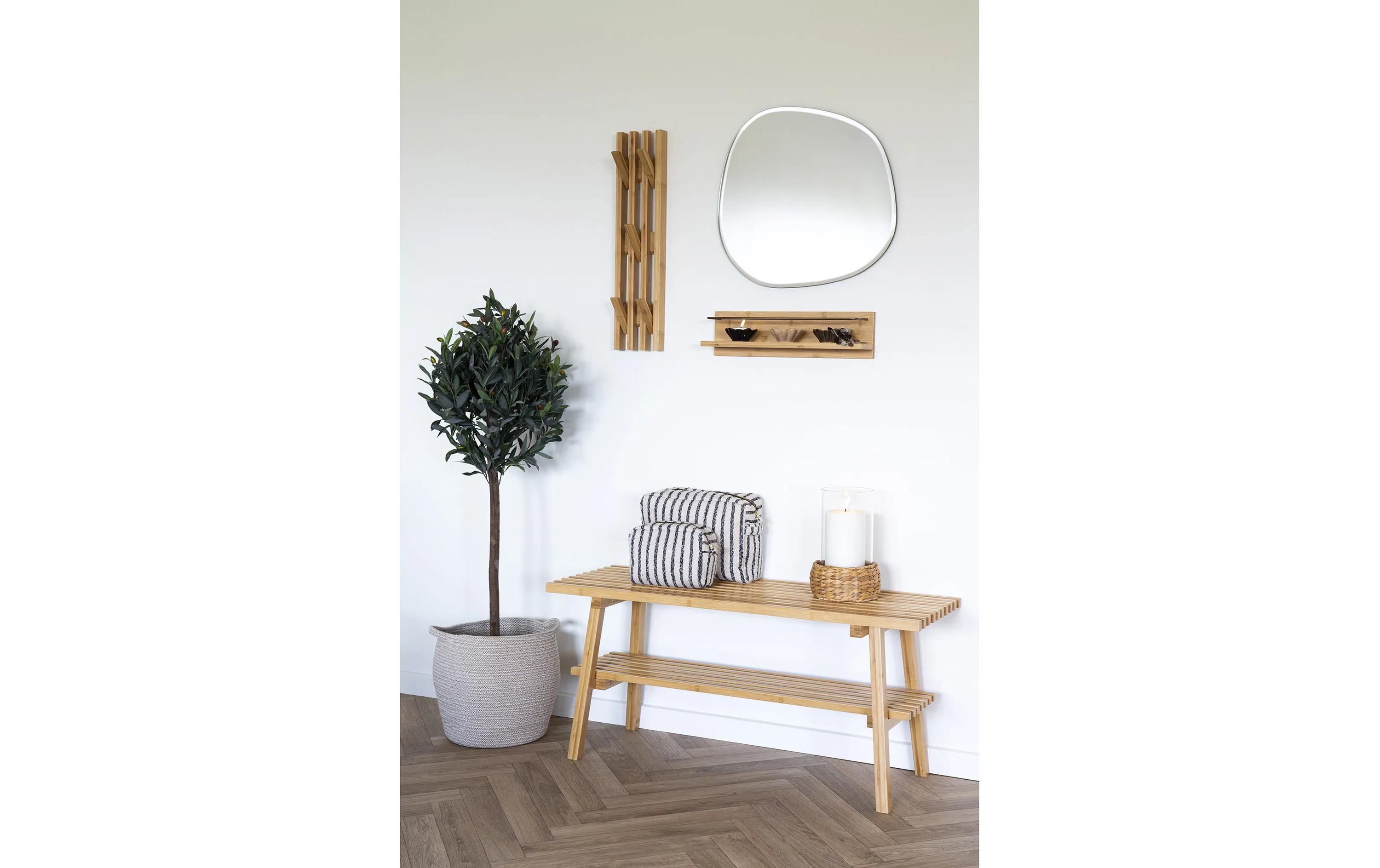 Wandgarderobe Ember 5 Haken, 14 cm x 60 cm, BraunGarderobenleiste