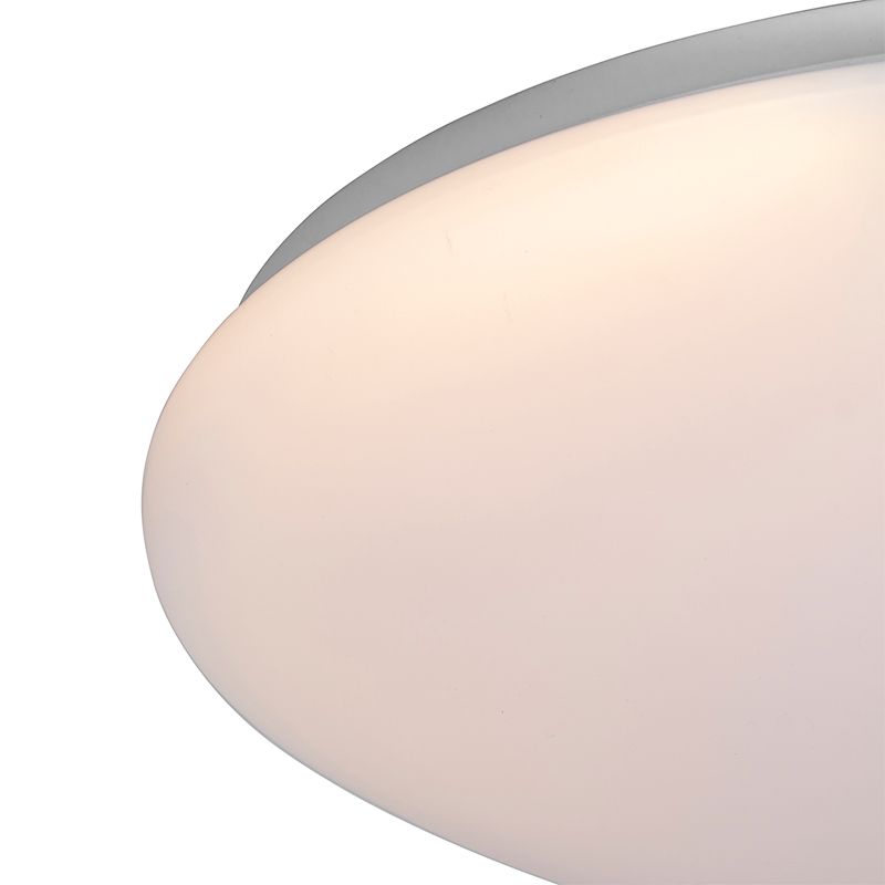 Smart moderne plafondlamp wit 38 cm incl. LED en RGB - Iene