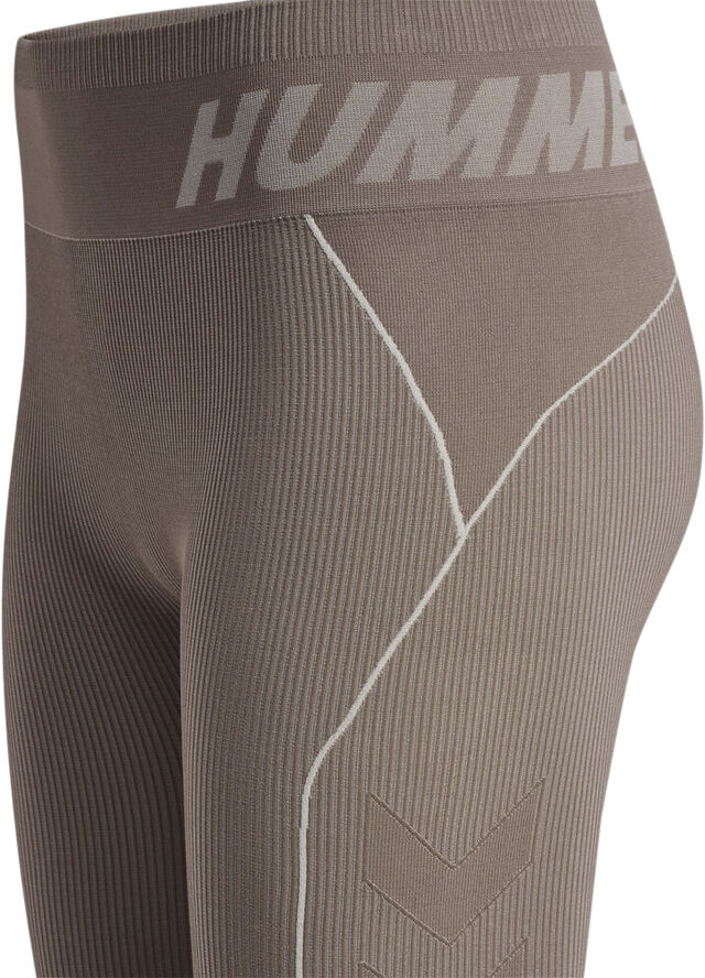 Hummel HMLTE Christel Seamless Mid-Waist tights Brun