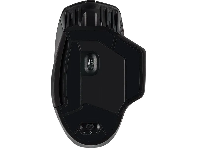 CORSAIR Gaming DARK CORE RGB PRO SE - Mus - optisk - 8 knapper - trådløs, kablet - USB, 2.4 GHz, Bluetooth 4.2 LE - sort