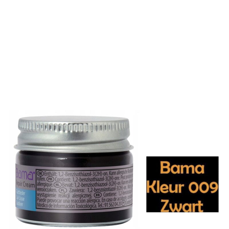 Bama Repair Creme Gladleer Zwart