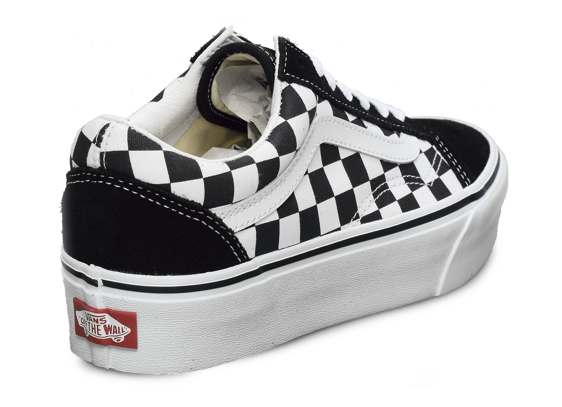 Ua old skool platforme noir blanc