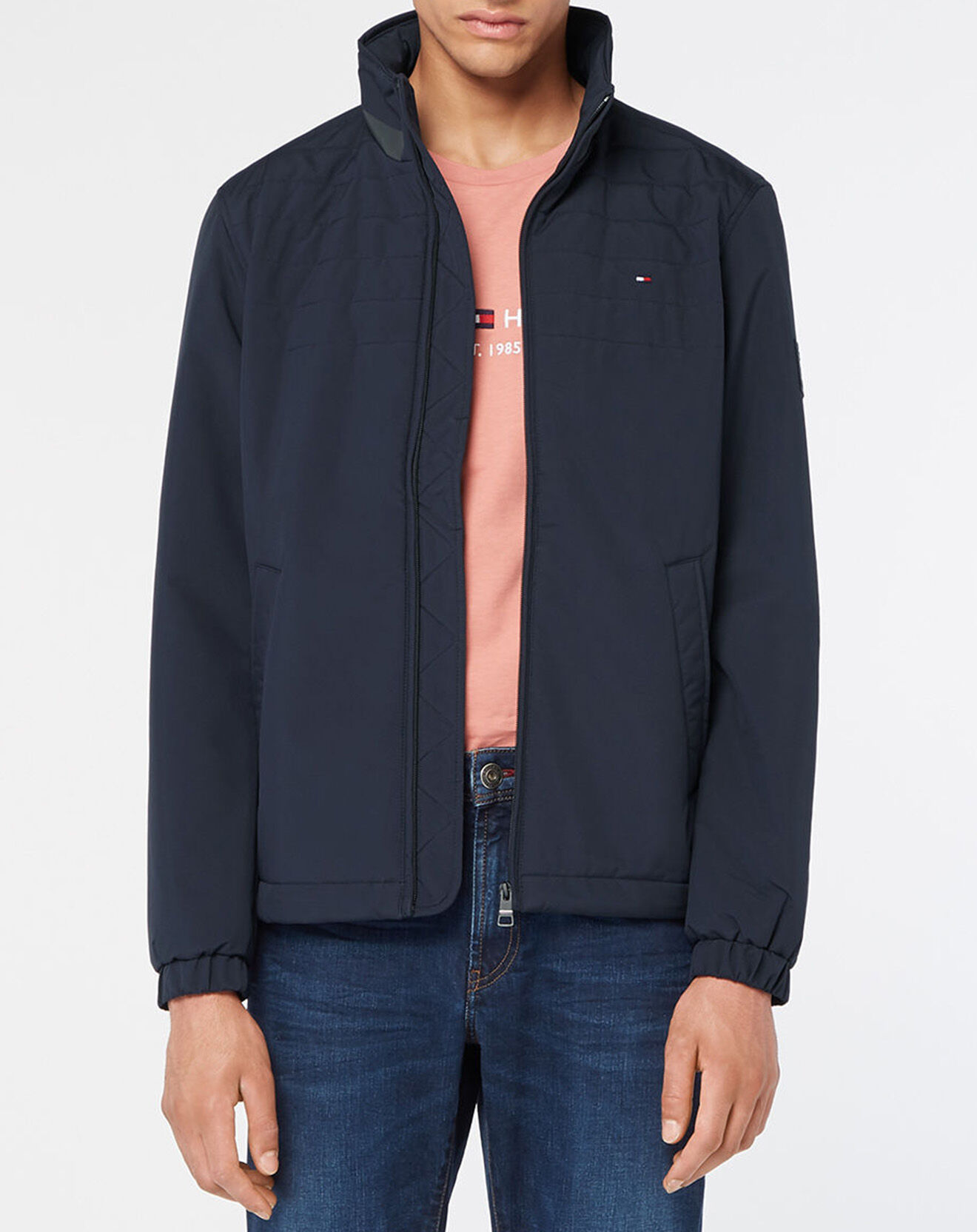 Tommy Hilfiger Blouson Double Col bleu marine