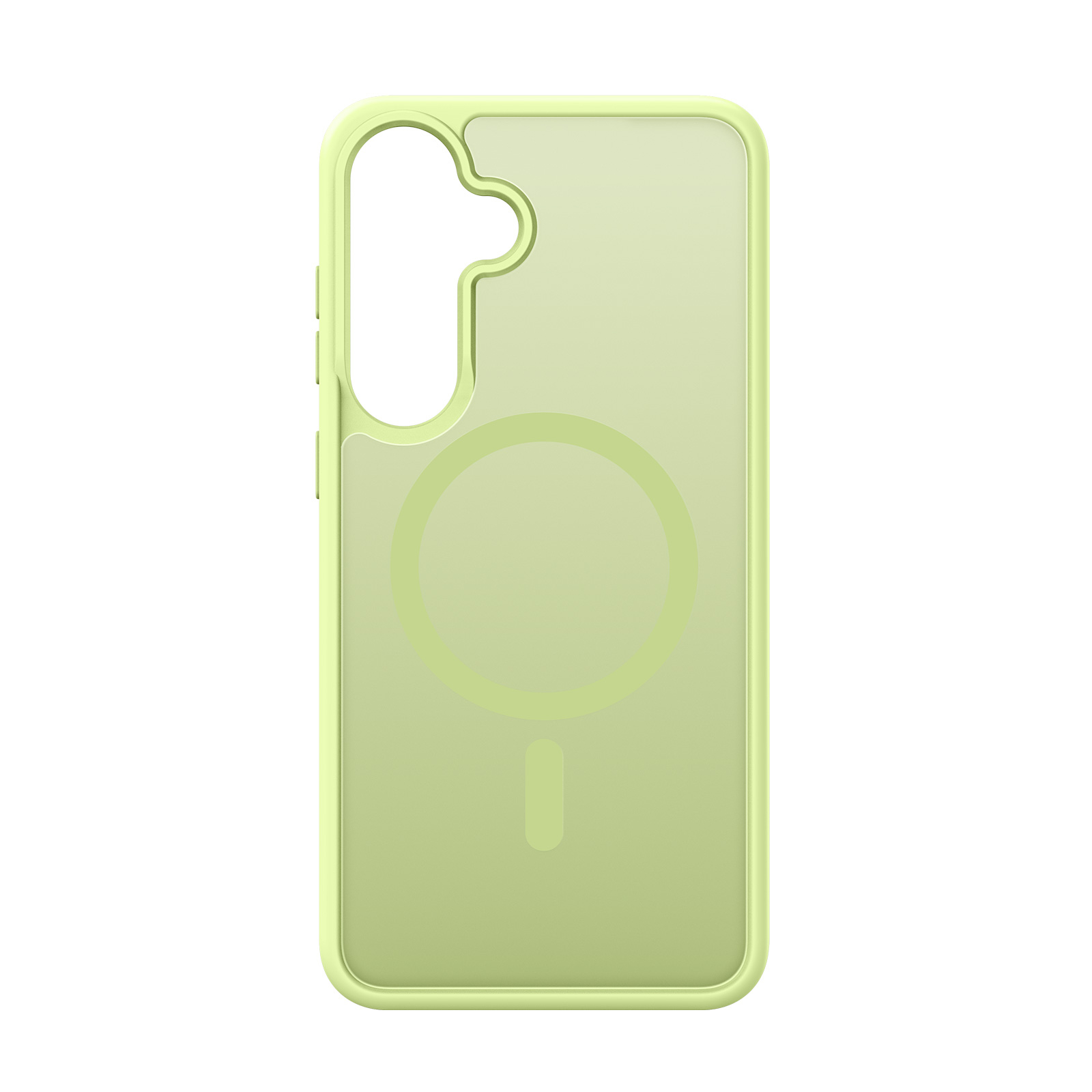 Samsung Galaxy S25 Hybrid Hardcase Hülle mit TPU Bumper MagSafe-Modul - Grün