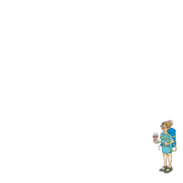 Jan van Haasteren | Denken aan kaart | Tijd voor een wijntje!