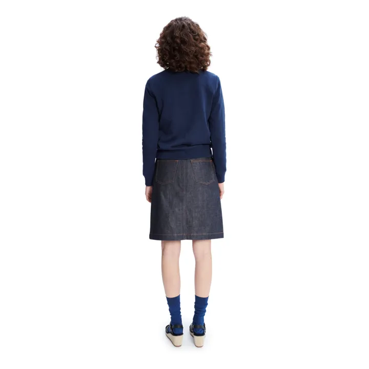 A.P.C. Sweat Tina Coton Bio | Bleu marine
