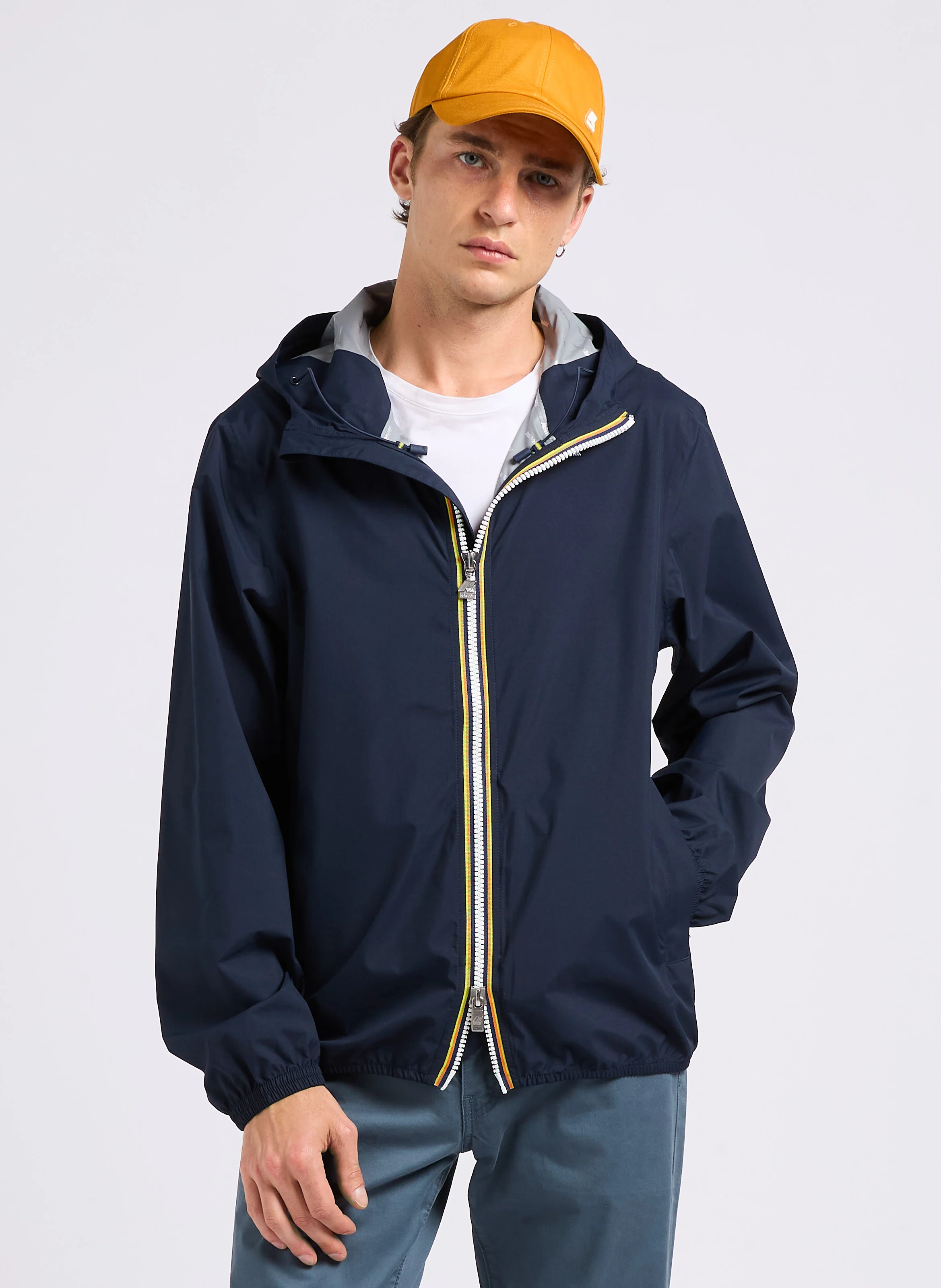JACK - Veste à capuche ajustée| Bleu