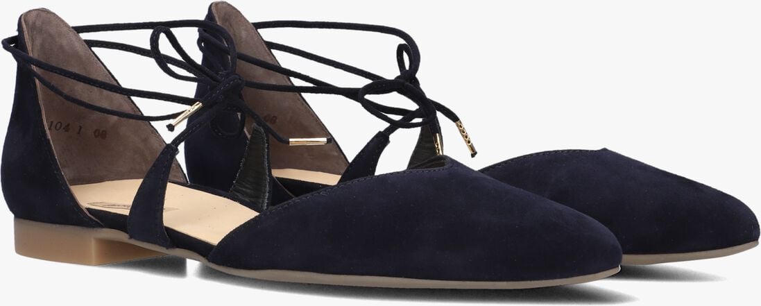 blauwe paul green platte sandalen 1075
