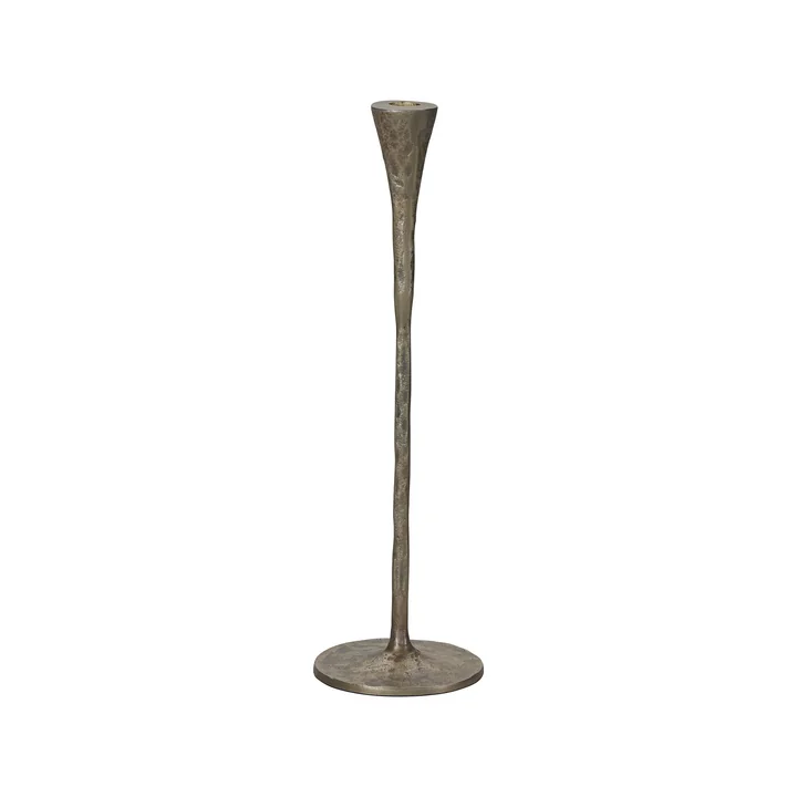 House Doctor - Stada Kerzenständer, H 42,5 x Ø 12,5 cm, Antikes Messing