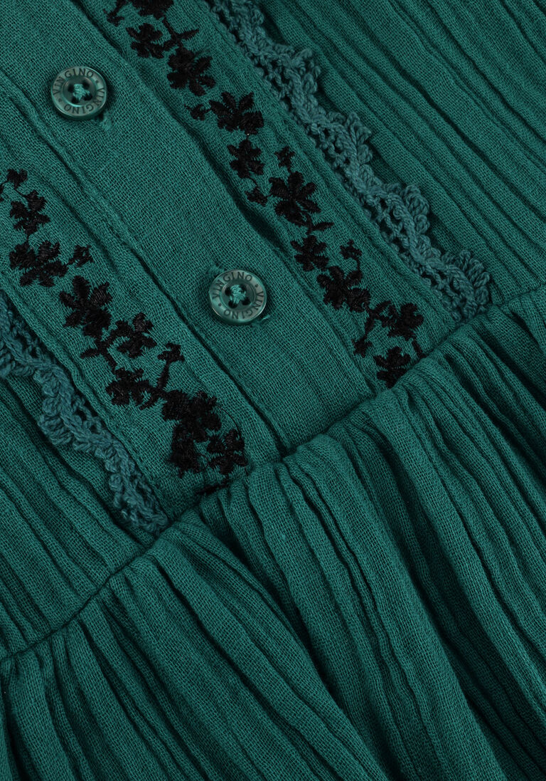 VINGINO groene vingino mini jurk pinar