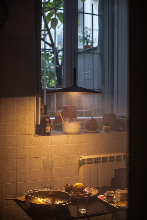 Foscarini Aplomb Large MyLight hanglamp Ø45 LED dimbaar grijs