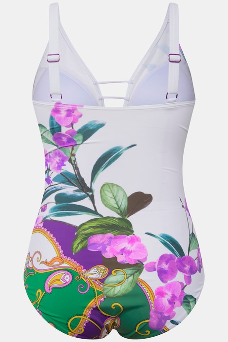 Badeanzug, Orchidee, Softcups