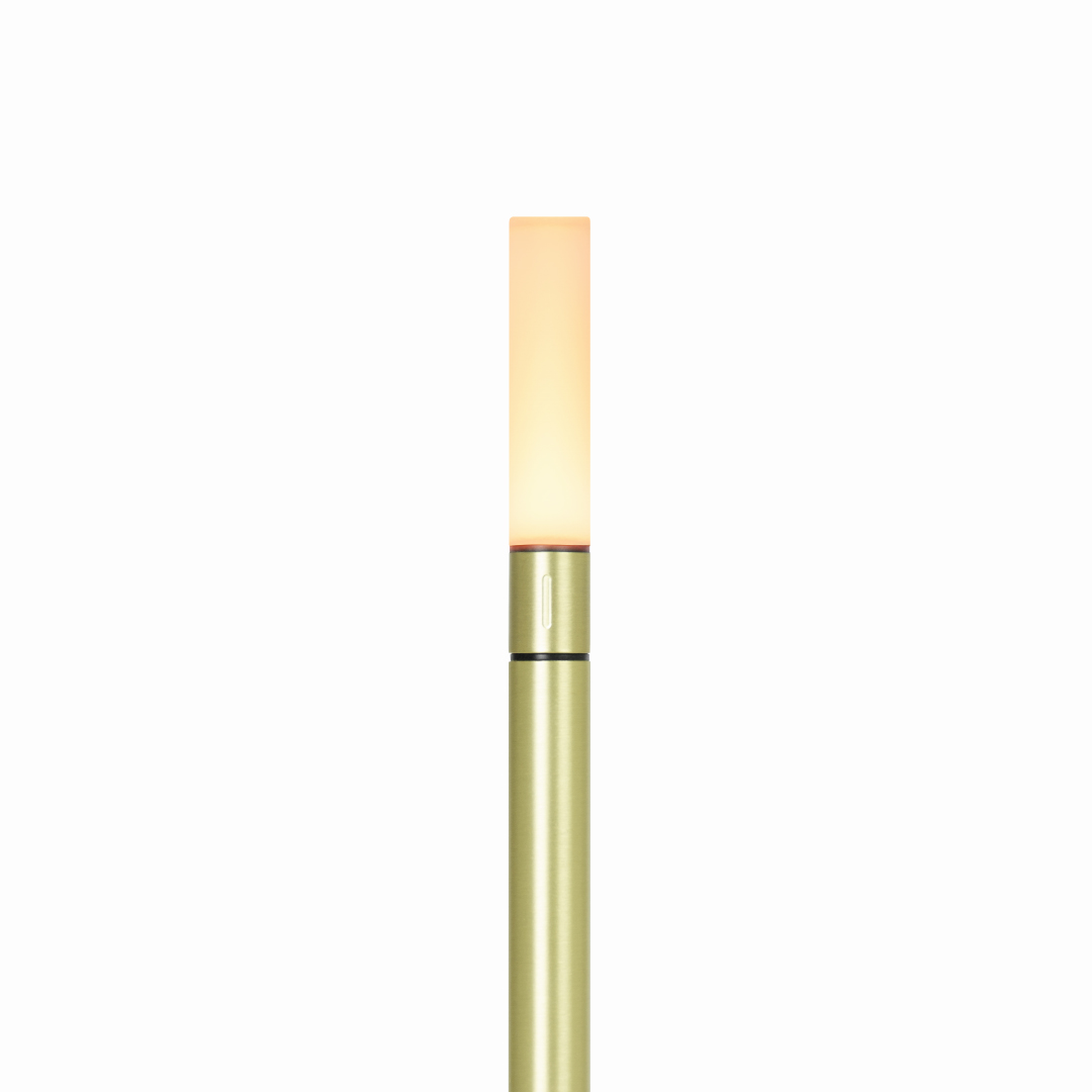 Tafellamp Wick S LED oplaadbaar messing