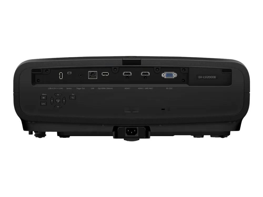 Epson EH-LS12000B - 3LCD-projektor - 2700 lumen (hvid) - 2700 lumen (farve) - 4K - 16:9 - 4K - LAN - sort