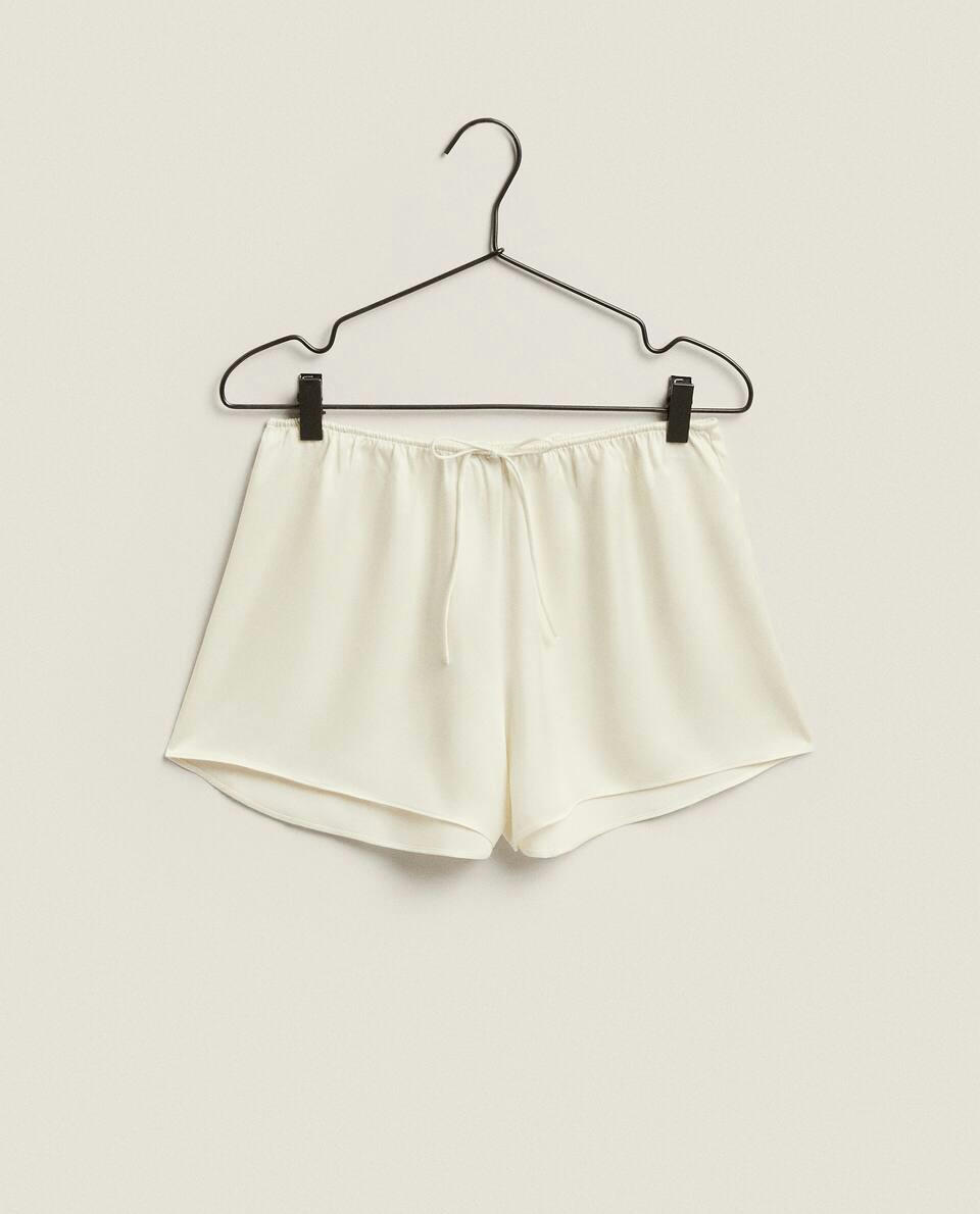 SHORTS DE SEDA