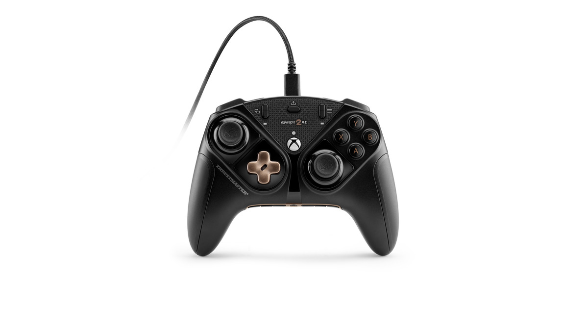 ThrustmasterESWAP X2 H.E gamepad  (Zwart/goud, Pc, Xbox Series X|S, Xbox One)