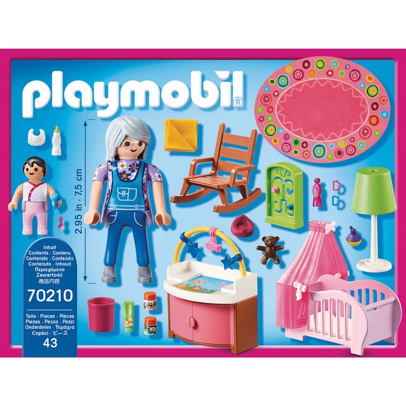 Chambre de bébé Playmobil Dollhouse 70210