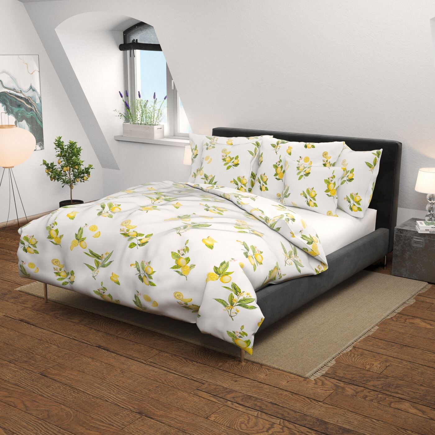 Home FashionRenforce Bettwäsche «Zitronen»
